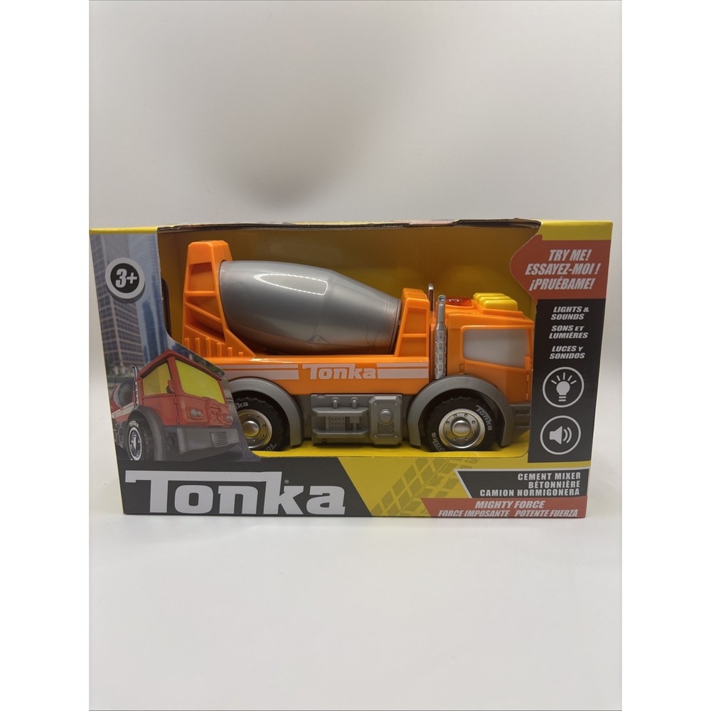 Tonka Mighty Force Concrete Mixing Truck With Lights And Sounds